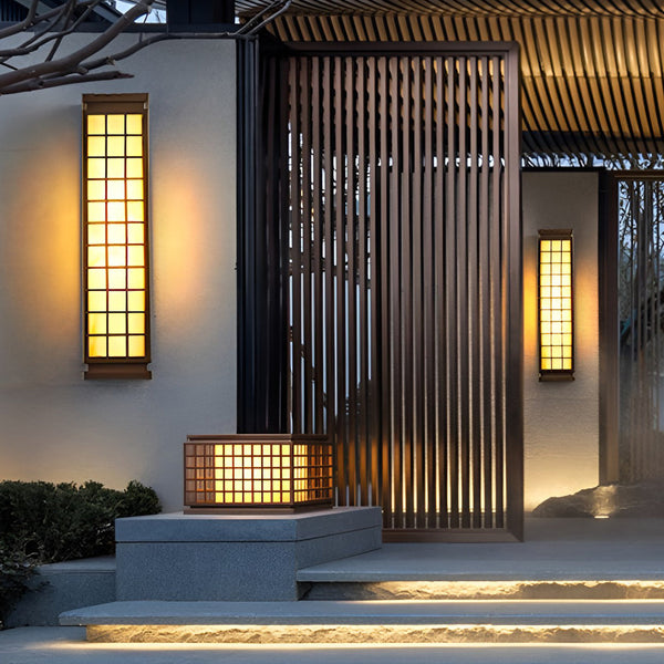 Classic Rectangular Vintage Outdoor Wall Light