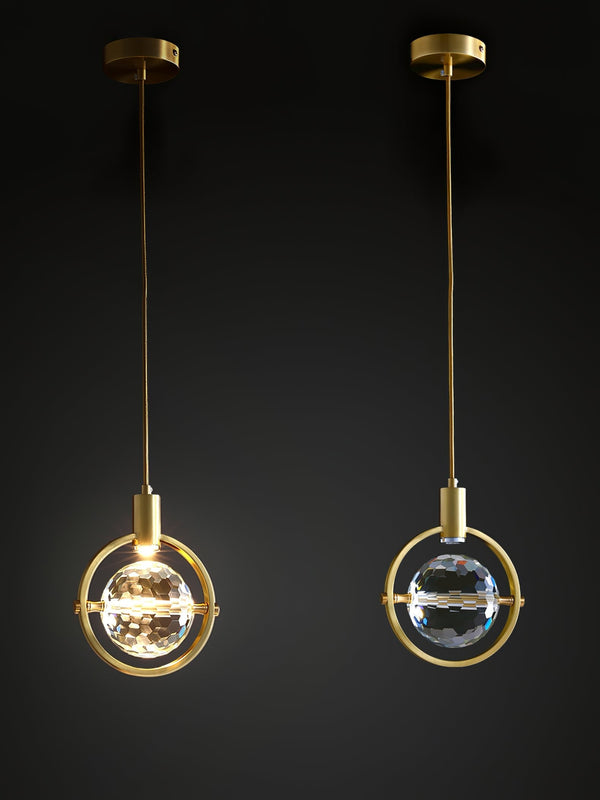 Ring Crystal Pendant Light