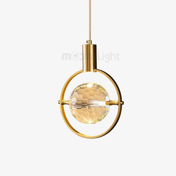 Ring Crystal Pendant Light
