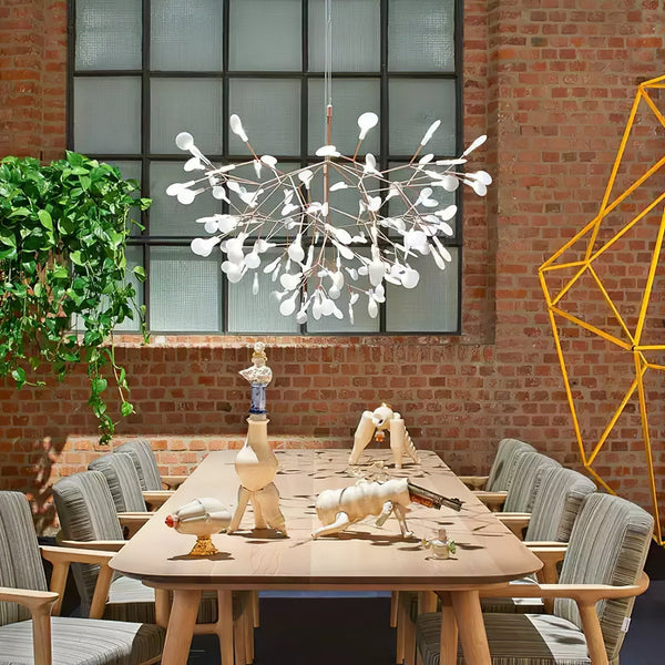 Rose Gold Firefly Led Chandelier