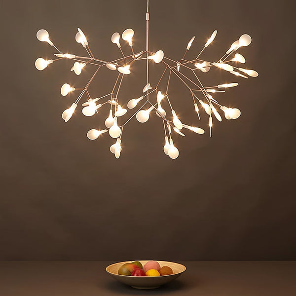 Rose Gold Firefly Led Chandelier