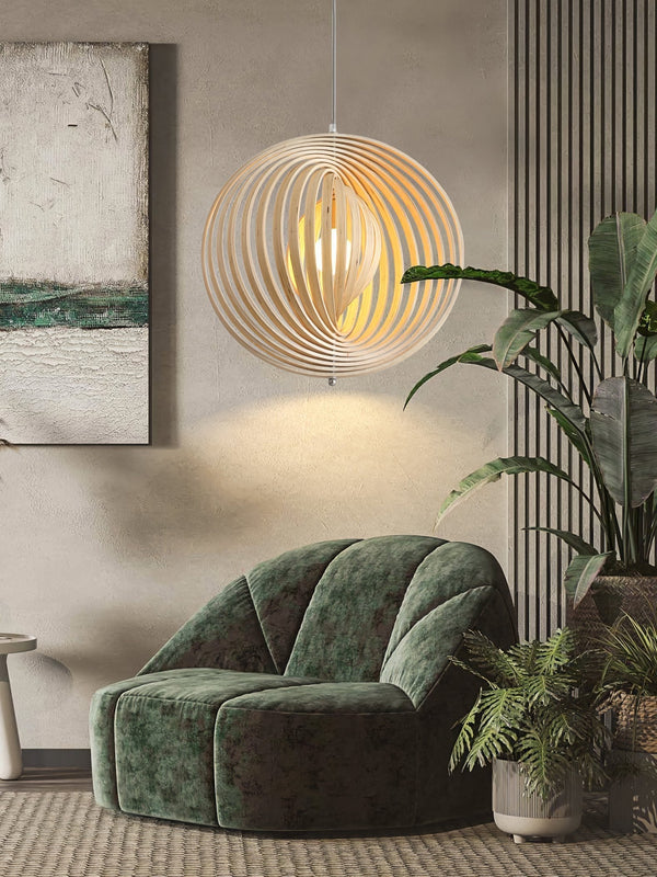 Rotating Moon Pendant Light