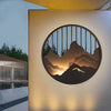 Round Outdoor Wall Sconce Li002418