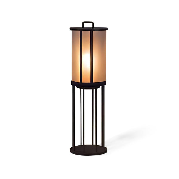Round Pillar Acrylic Lantern Outdoor Lamp