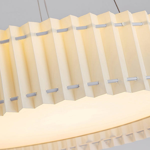 Round Pleated Pendant Lamp