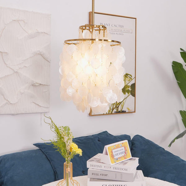 shell-chandelier