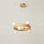Round Wood Ring Pendant Light