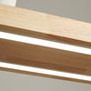 Simple Solid Wood LED Pendant Light