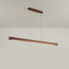 Simple Walnut Led Pendant Light