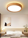 Simple Wood Grain LED Ceiling Light