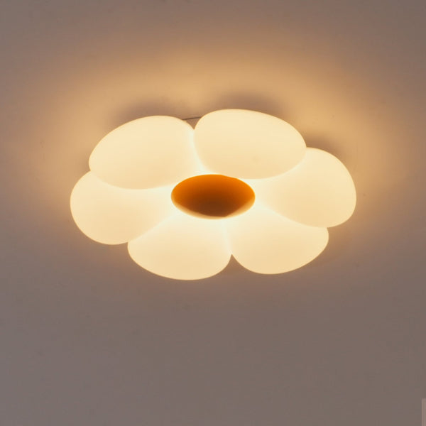 Six Leaf Flower Kids Room Ceiling Lamp