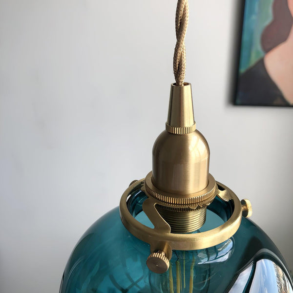 small-retro-handmade-glass-pendant-light