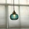 small-retro-handmade-glass-pendant-light