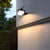 Solar Motion Security Light 3 Head Outdoor Led Wall Fixture With Motion Sensor