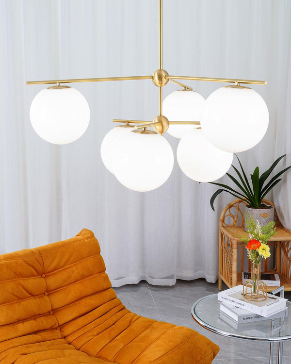 Sphere Stem Chandelier