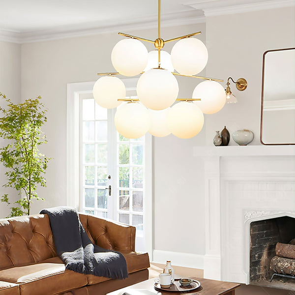 Sphere Stem Chandelier