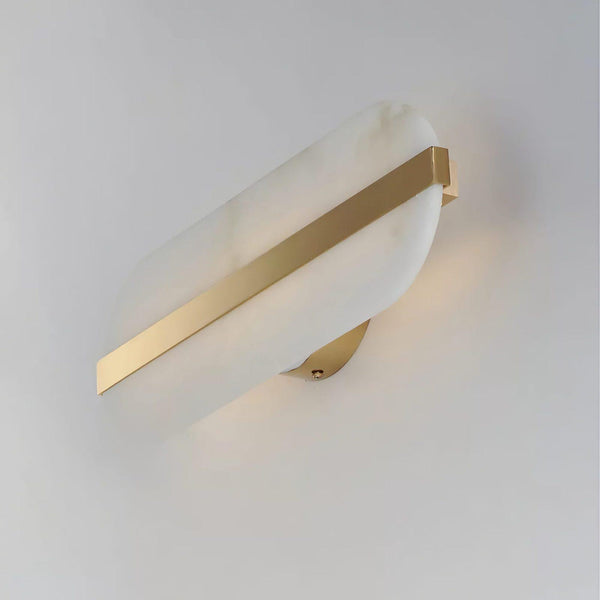 Stone Wall Alabaster Led Sconce