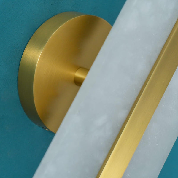 Stone Wall Alabaster Led Sconce