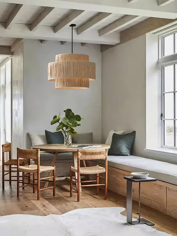 Straw Art Pendant Light