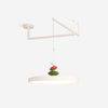 Swing Arm Stone Pendant Light