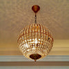 Traditional Gold Globe Chandelier