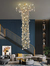 Tree Branch Staircase Chandelier