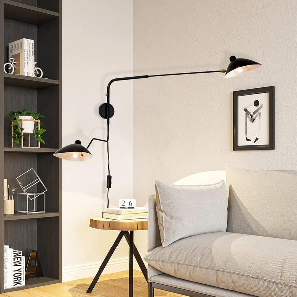 Serge Mouille Plug In Wall Lamp