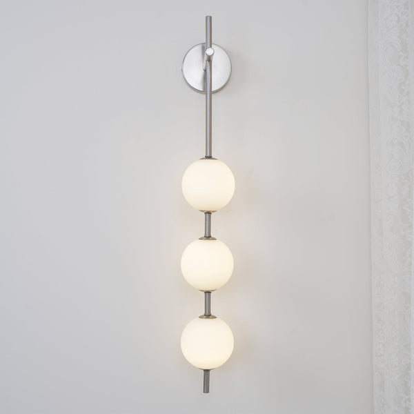 Vertical Globe Wall Lamp