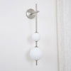 Vertical Globe Wall Lamp