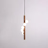 Vertical Orb Timber Pendant Lamp