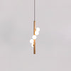 Vertical Orb Timber Pendant Lamp