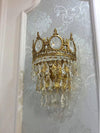 Vintage Crystal Wall Lamp