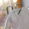 Vintage Murano Iridescent Glass Disks Chandelier