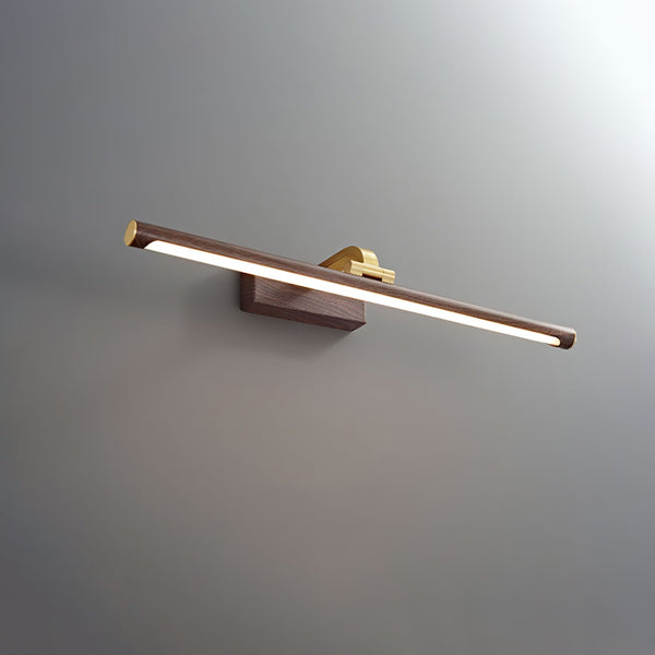 Walnut Linear Led Wall Light