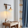 Walnut Swing Arm Wall Lamp