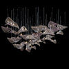 Wave Leaf Gasolier Floating Chandelier