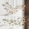 Wave Leaf Gasolier Floating Chandelier