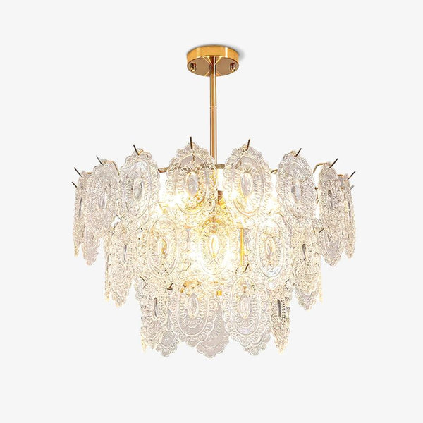 Wave Glass Chandelier