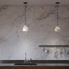 White Alabaster Pendant Light
