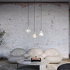 White Alabaster Pendant Light