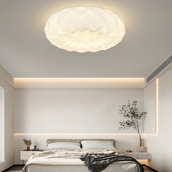 White Honeycomb Ceiling Lamp