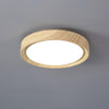 Wood Grain Round Ceiling Lamp
