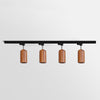 Wood Track Ceiling Lamp