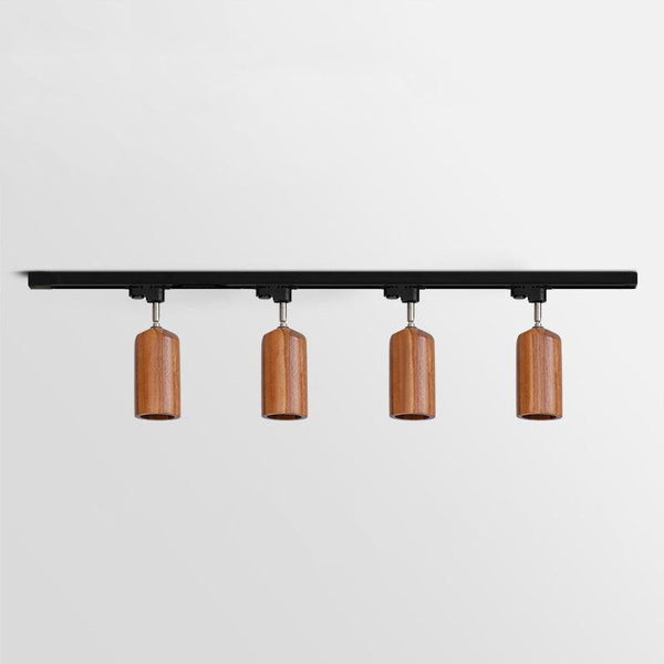 Wood Track Ceiling Lamp
