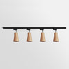 Wood Track Ceiling Lamp