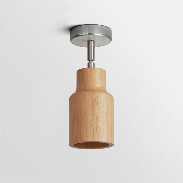 Wood Track Ceiling Lamp