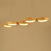 Wooden Multi Ring Pendant Light