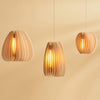 Wooden Orb Pendant Lamp