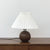 Wooden Pleated Table Lamp