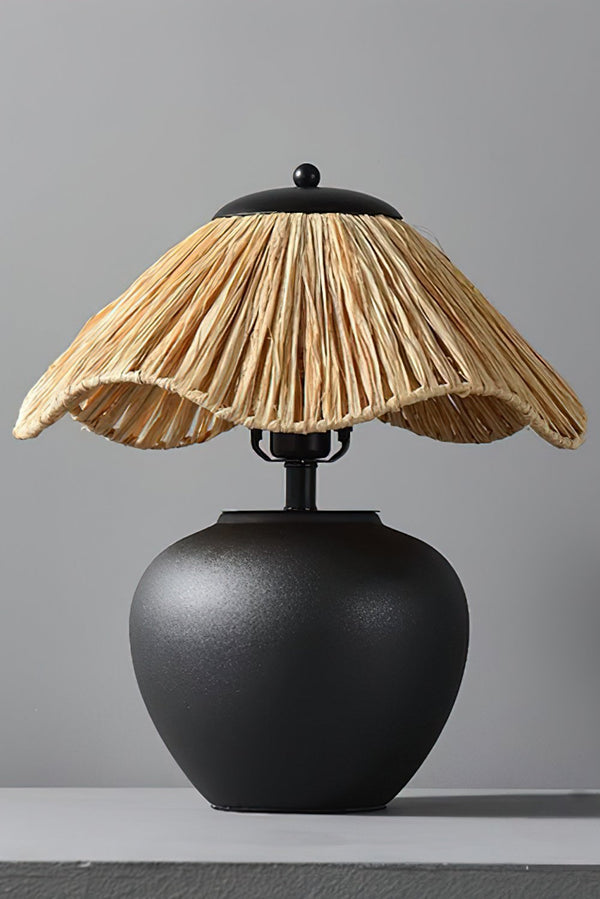 Woven Ceramic Table Lamp